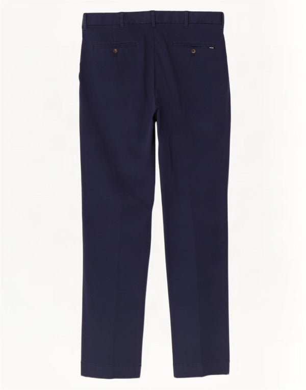 Polo Ralph Lauren Gerade Herren-Chinohose W34 L32 Marineblaue Baumwolle