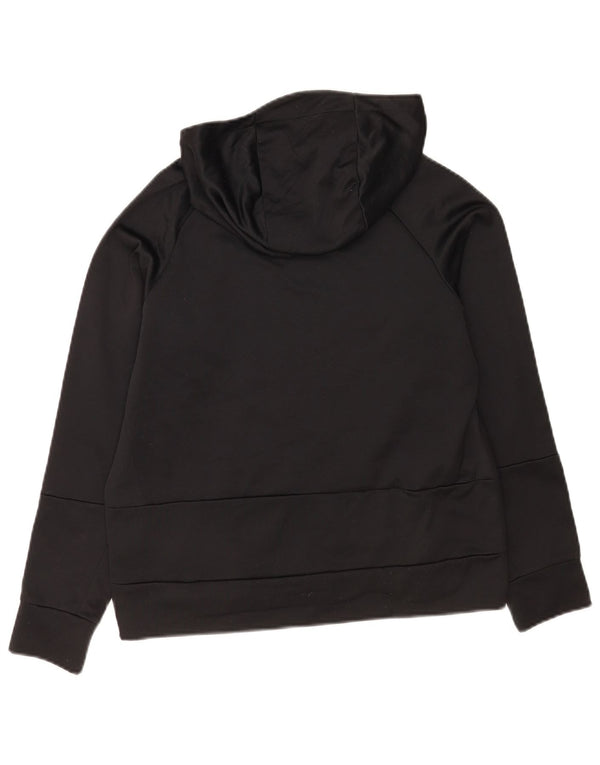 Nike Dri Fit Graphic Hoodie-Pullover für Mädchen, 13–14 Jahre, XL, schwarzes Polyester