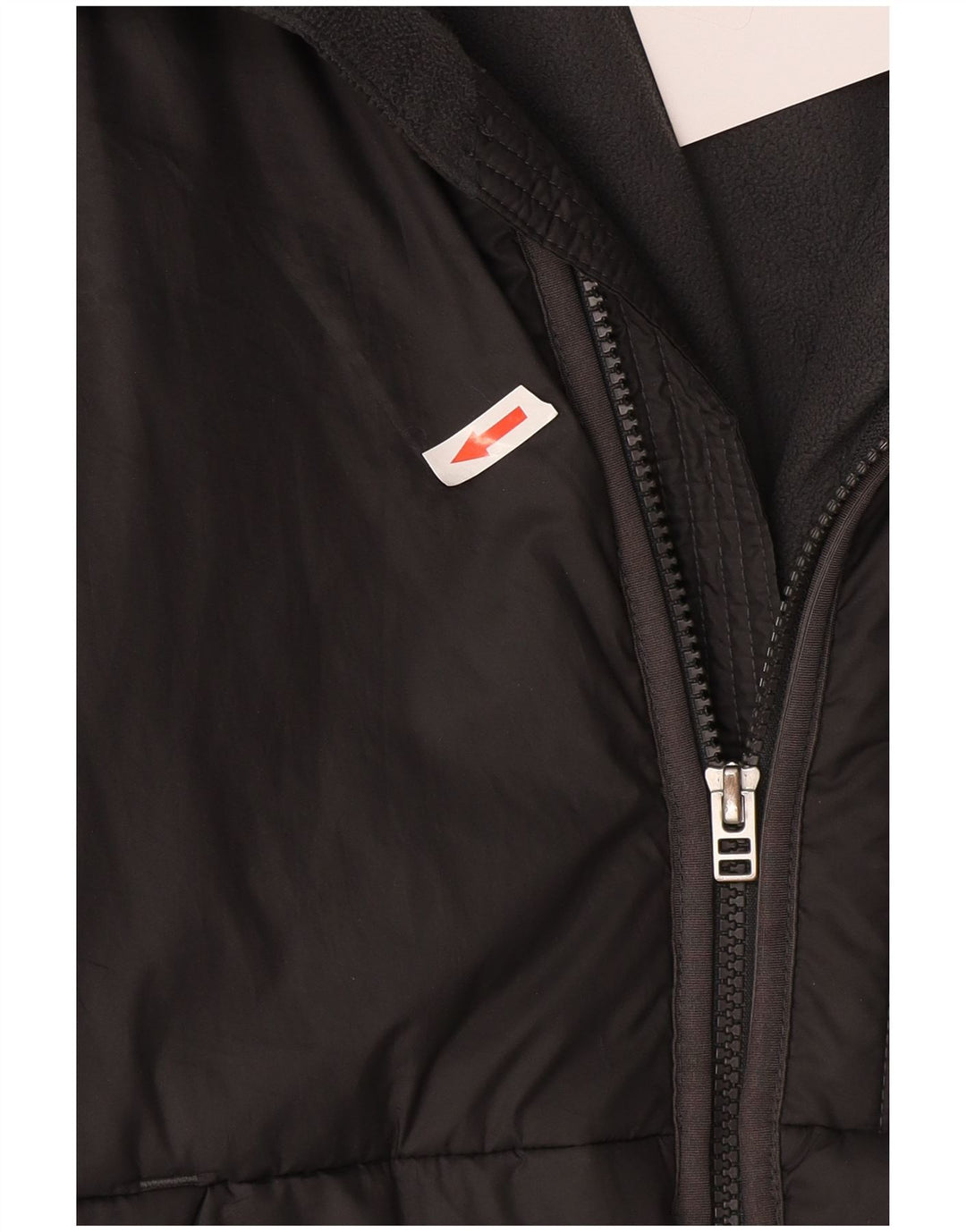 Nike Herren-Jacke mit Kapuze, gepolstert, UK 38, mittelgraues Polyester