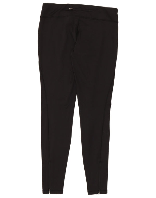 Asics Damen Leggings UK 14 Large Schwarz Polyester Sport