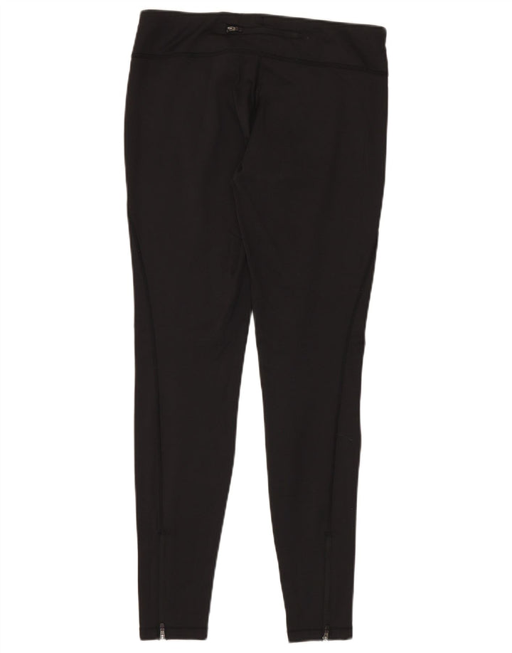 Asics Damen Leggings UK 14 Large Schwarz Polyester Sport