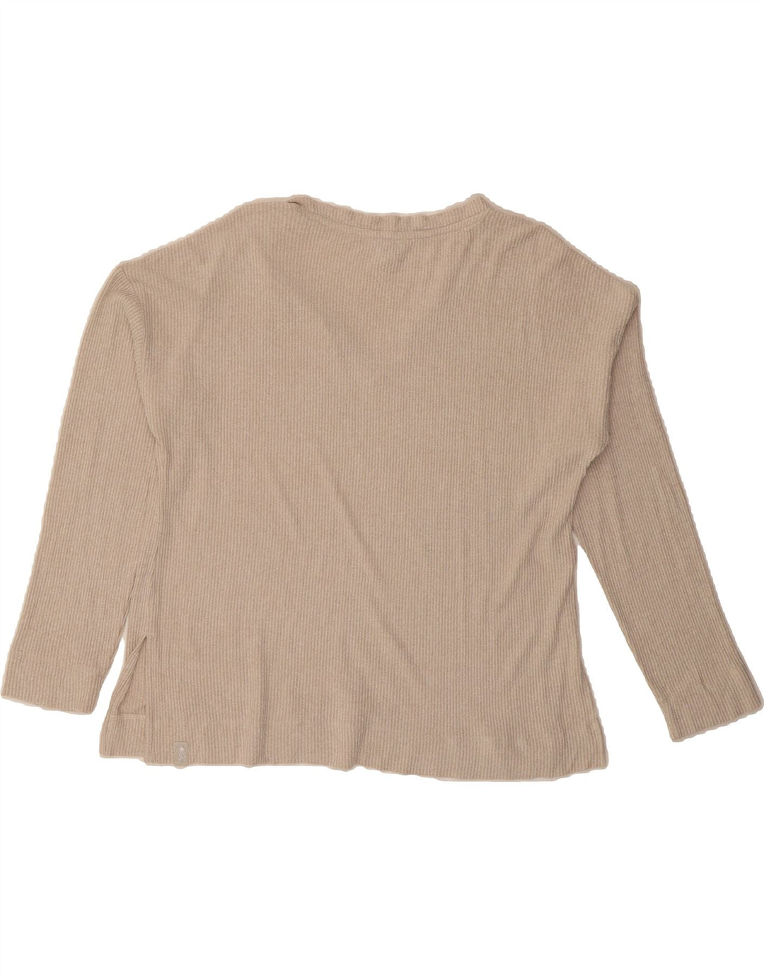TOMMY BAHAMA Womens Oversized Top Long Sleeve UK 16 Large Grey Viscose Vintage Tommy Bahama and Second-Hand Tommy Bahama from Messina Hembry 