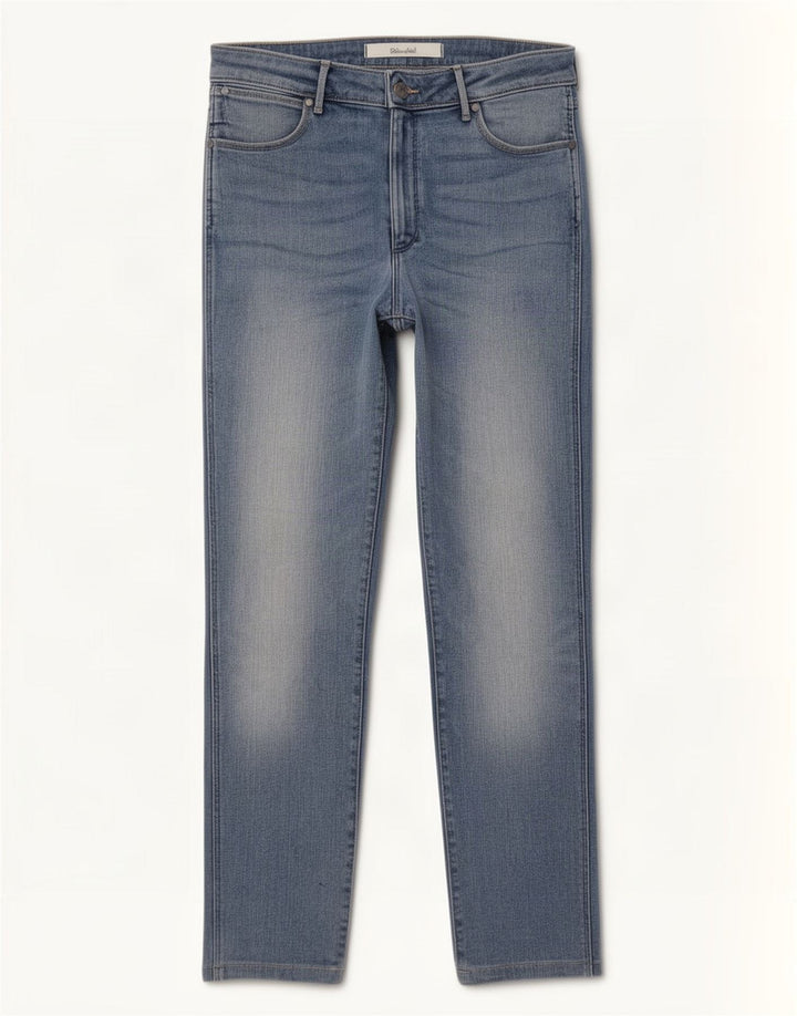 Wrangler Damen Evalyn Slim Jeans W30 L27 Blaue Baumwolle