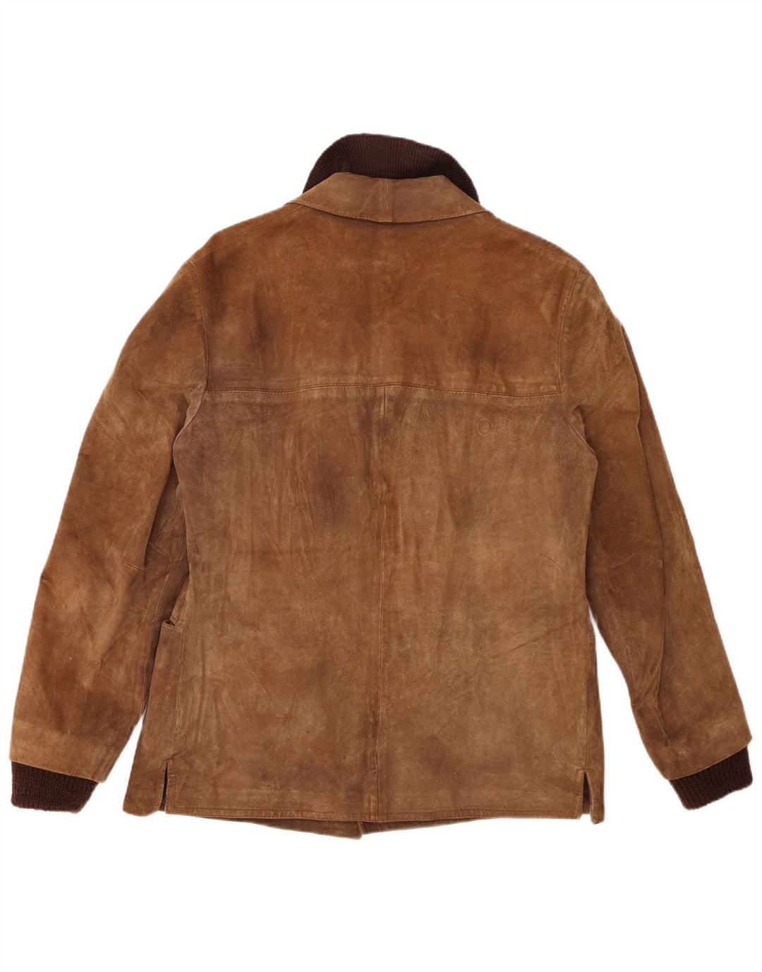 Vintage Herren Wildlederjacke IT 52 Large Braun