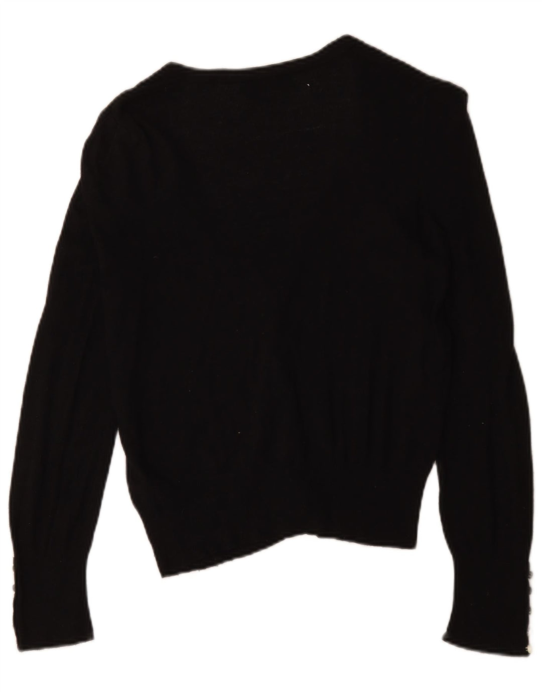 Marks & Spencer Damen-Cardigan-Pullover UK 12 Mittelschwarze Viskose