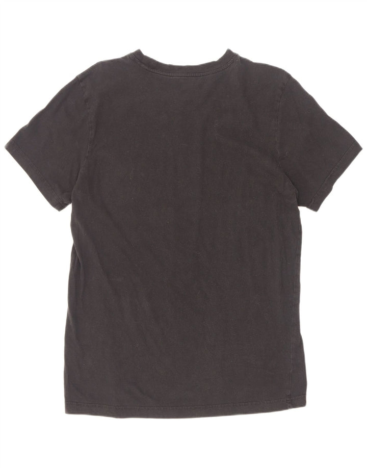Adidas Herren Grafik T-Shirt Top Medium Schwarz Baumwolle