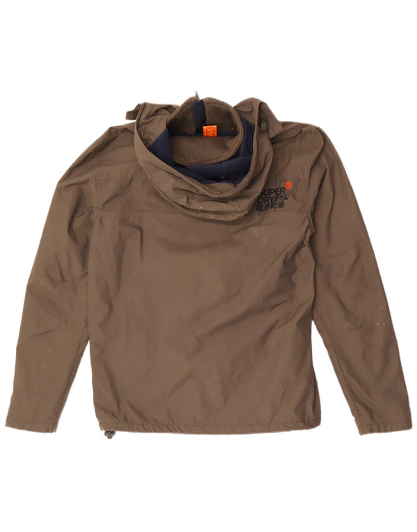 Superdry Herren The Windhiker Hooded Windjacke UK 36 Small Khaki