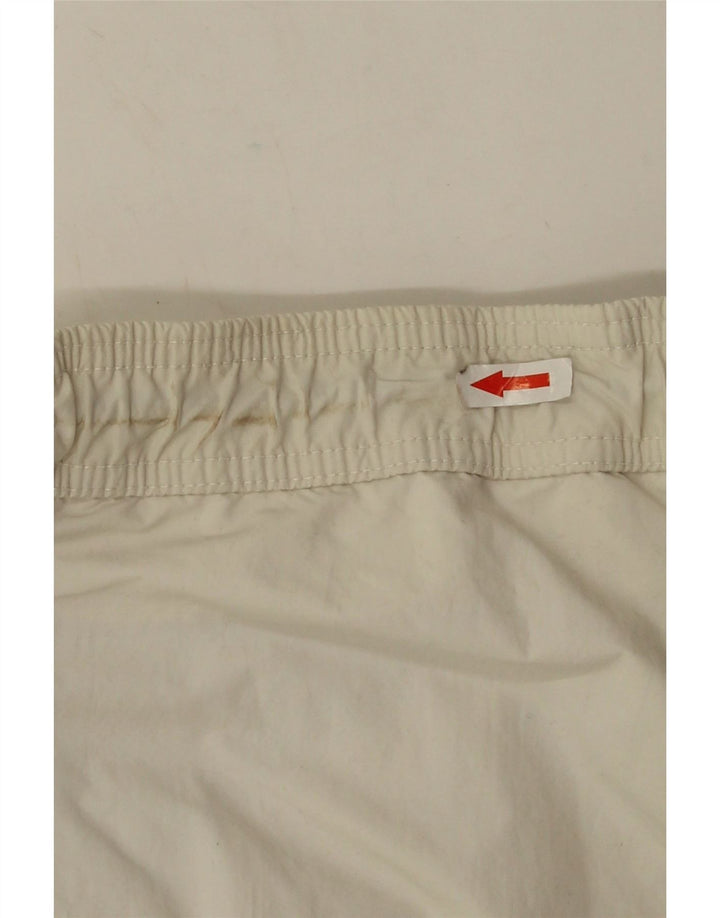 Saint Barth Herren Badeshorts mit Grafik, 2XL, Weiß, Polyamid