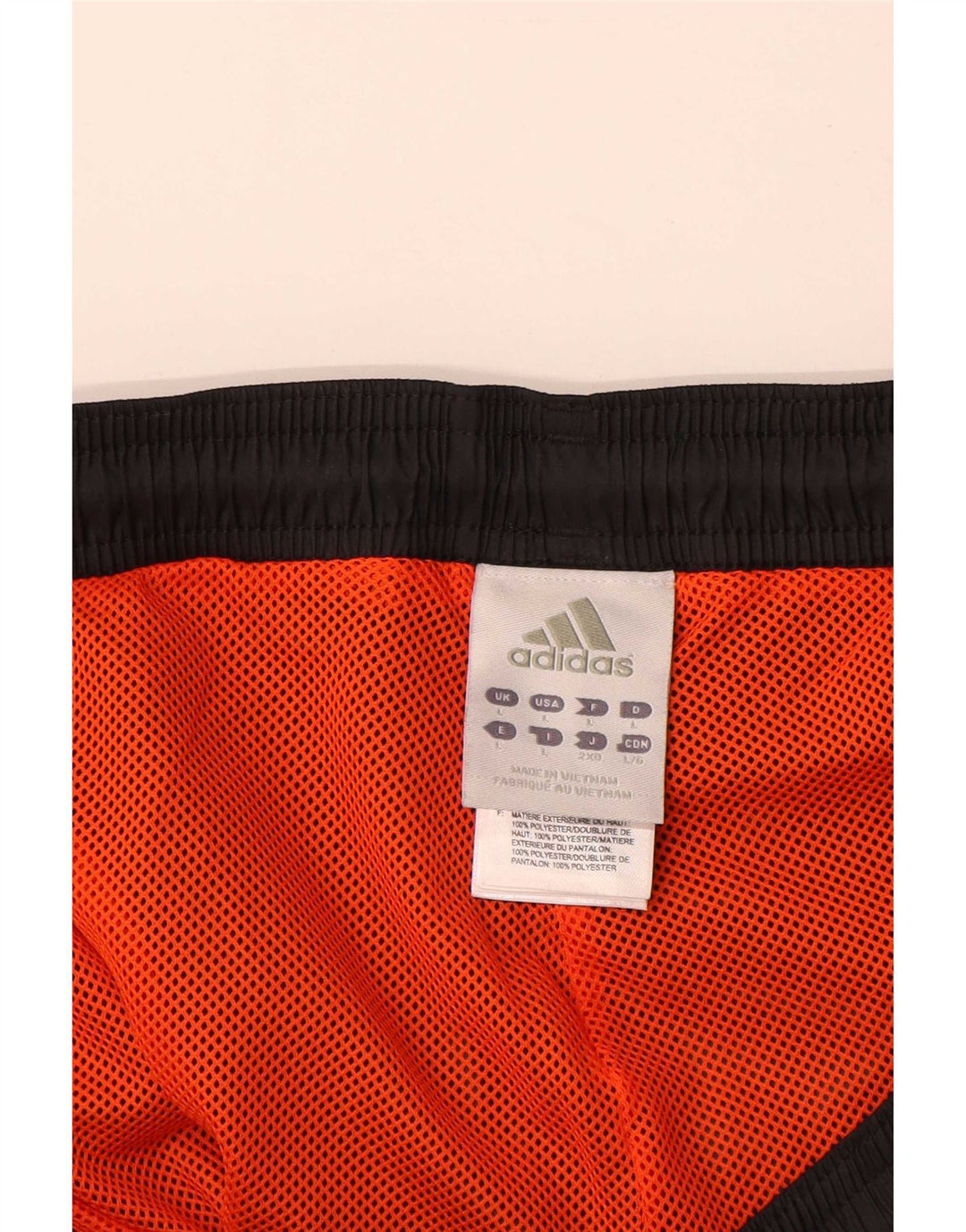 Adidas Herren-Trainingshose, groß, aus schwarzem Polyester