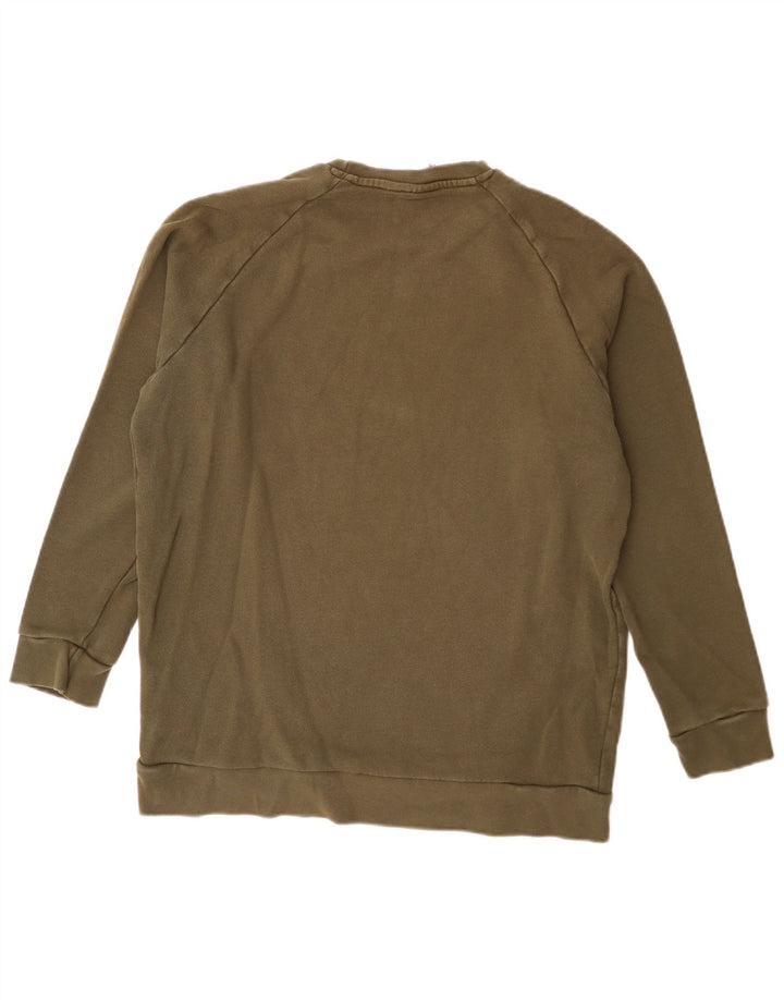 Adidas Herren Sweatshirt Pullover Large Khaki Baumwolle
