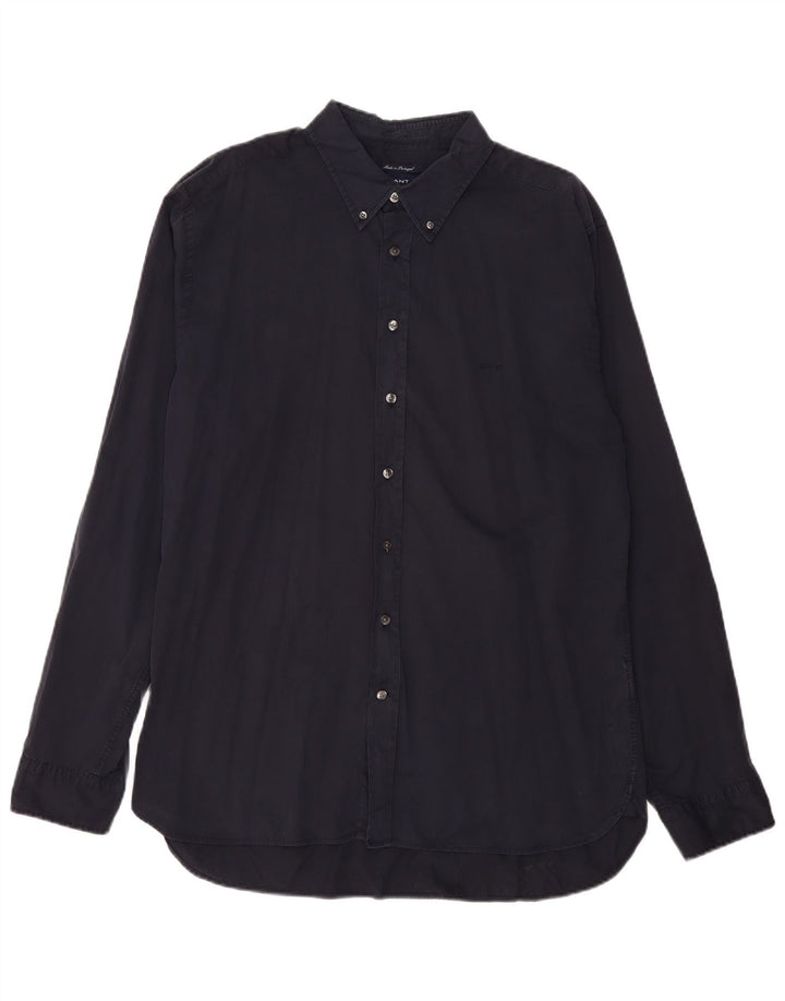 GANT Herrenhemd 2XL Schwarz