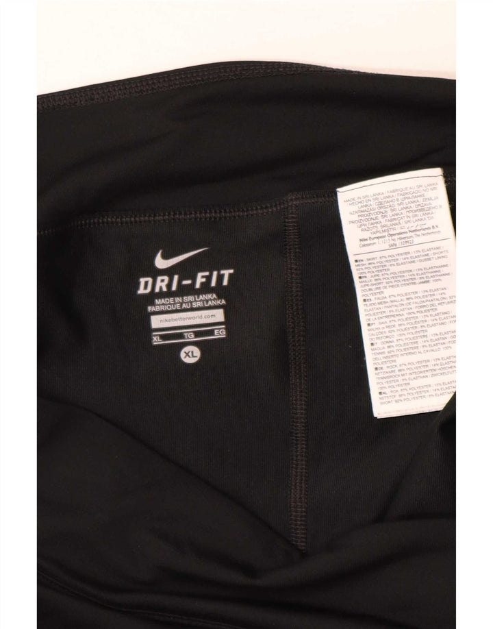 Nike Damen Dri Fit Skort UK 18 XL Schwarz Polyester
