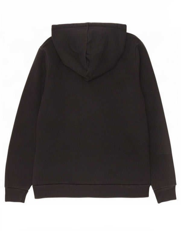 Puma Damen Kapuzenpullover UK 14 Mittelschwarze Baumwolle
