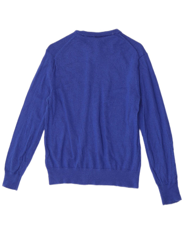 Armani Exchange Damen-Pullover mit U-Boot-Ausschnitt, UK 14, Größe L, Blau