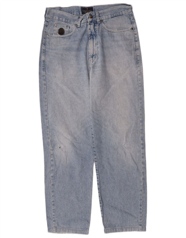 TRUSSARDI Herren Tapered Jeans W33 L28 Blau
