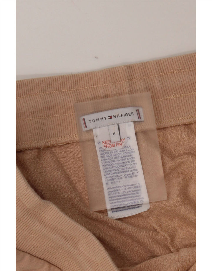Tommy Hilfiger Damen-Trainingshose mit Grafik, UK 14, Mittelbeige, Modal