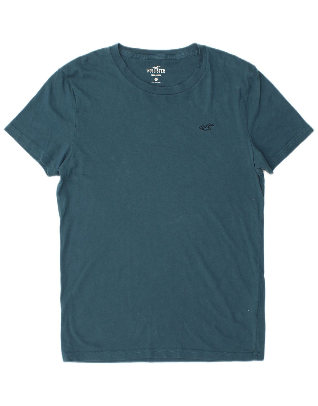 HOLLISTER Herren T-Shirt Top XS Blaue Baumwolle
