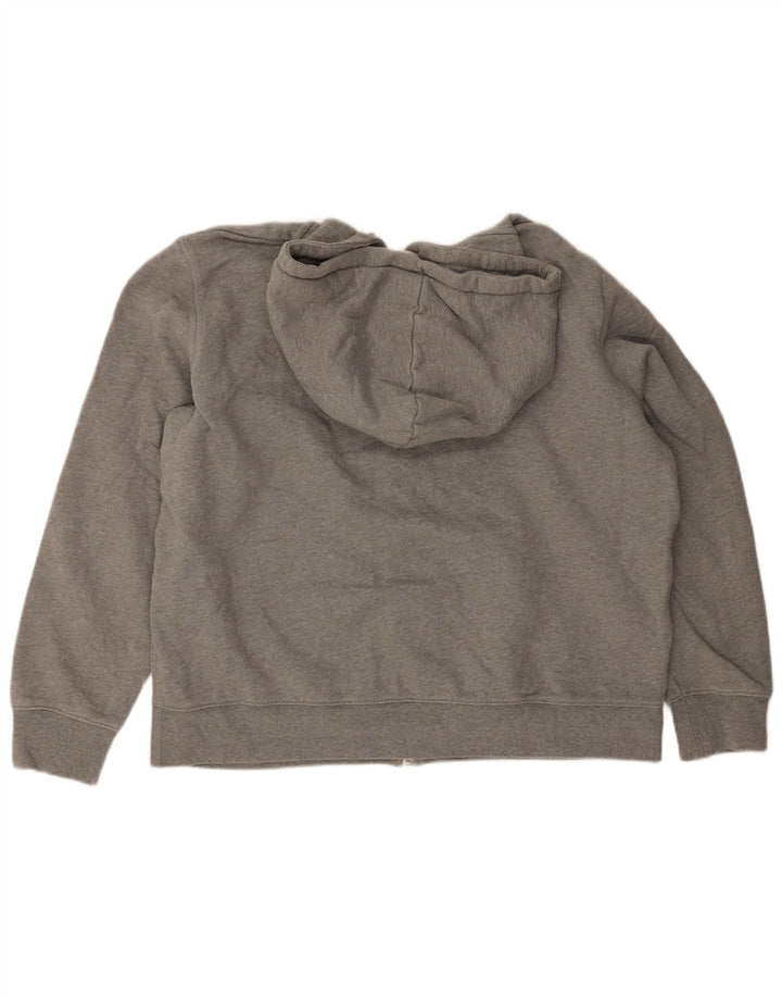 Marks & Spencer Herren-Kapuzenpullover mit Reißverschluss, 2XL, graue Baumwolle