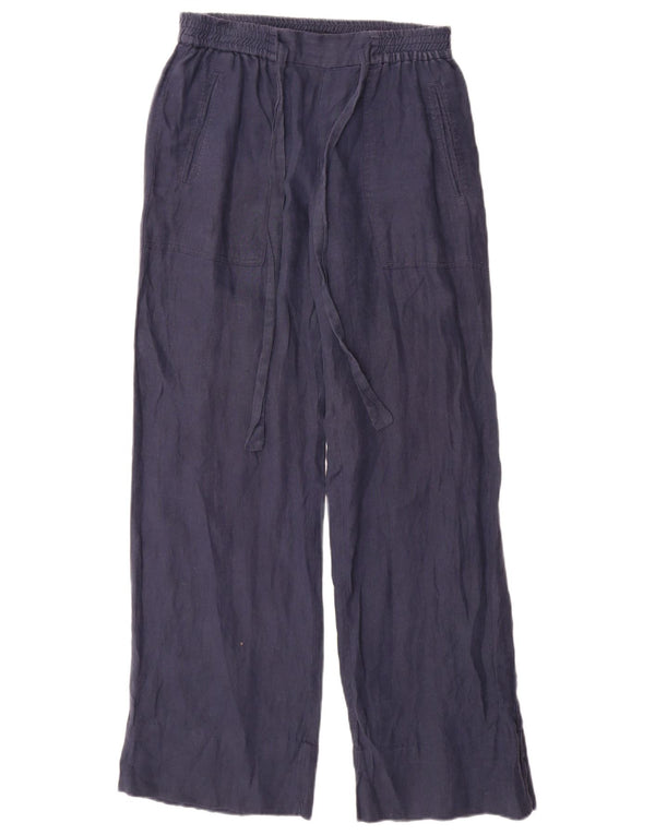 Zara Damen-Freizeithose mit lockerer Passform, Größe S, W26, L31, Marineblau