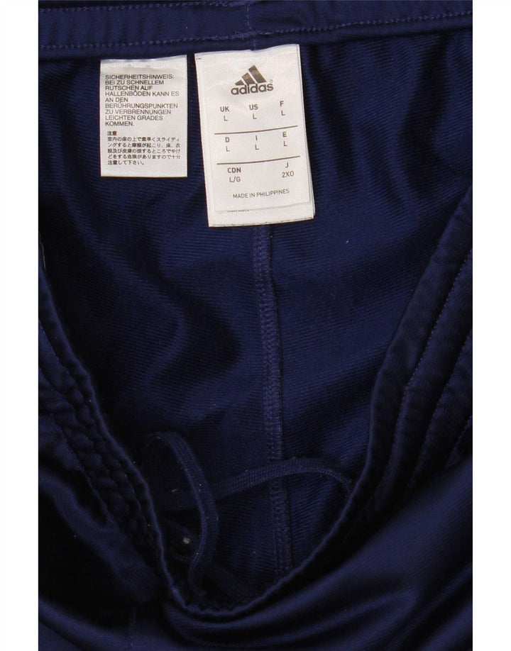 Adidas Herren-Trainingshose, Jogginghose, groß, marineblau, Polyester