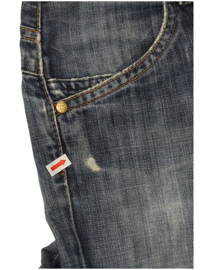 LEE Damen Knox Dart Straight Jeans W29 L29 Blaue Baumwolle