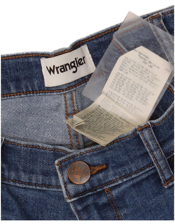 Wrangler Herren Arizona Straight Jeans W36 L30 Blaue Baumwolle