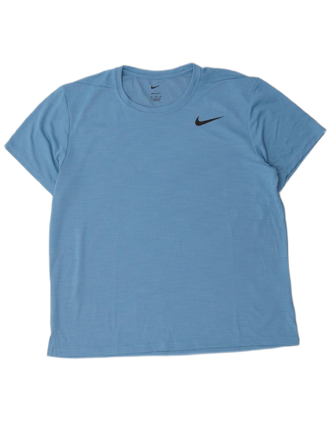 Nike Herren Dri Fit T-Shirt Top XL Blau Polyester