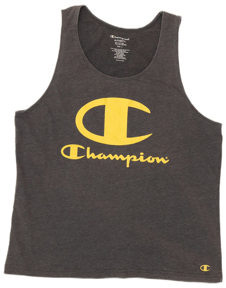 Champion Herren-Baumwolle, groß, Grau