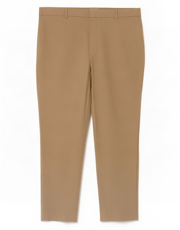 Hobbs Damen Slim Cropped-Hose, UK 14, Größe L, W32, L25, Beige, Baumwolle