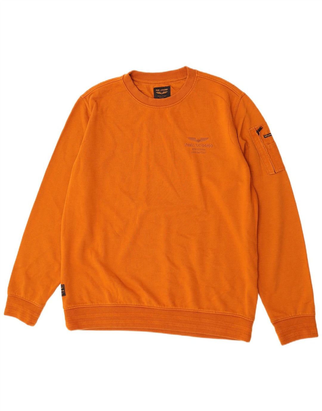 Pme Legend Herren Sweatshirt Pullover 2XL Orange Baumwolle