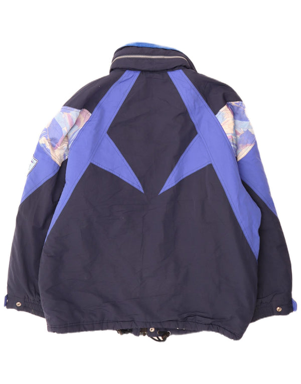 Sergio Tacchini Herren-Skijacke mit Kapuze, gepolstert, UK 42, XL, Marineblau, Sport