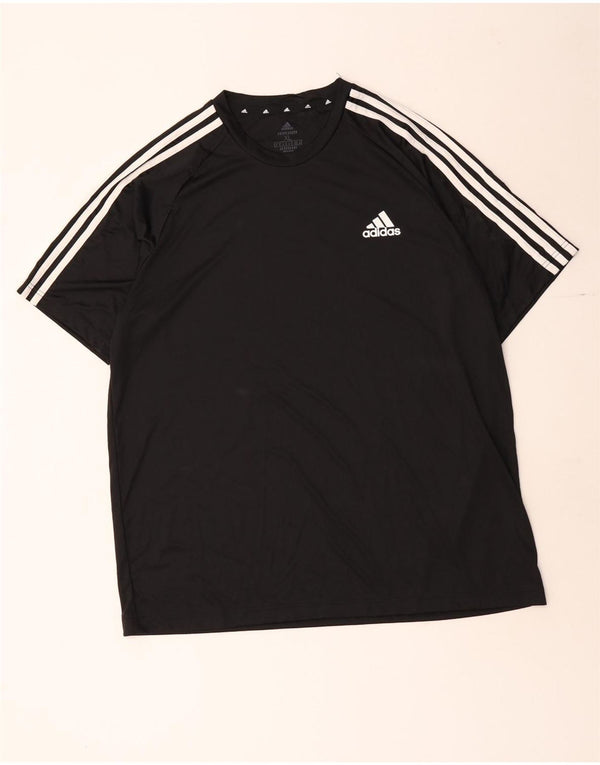 Adidas Herren Aeroready T-Shirt Top XL Schwarz Polyester