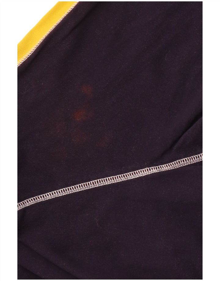 PUMA Herren Top Langarm XL Marineblau Colourblock Sport