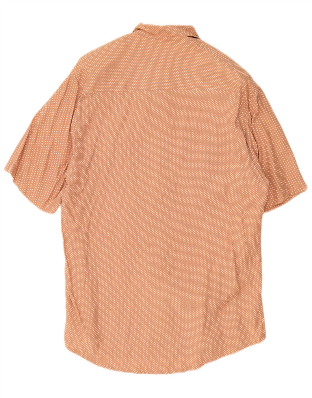 Vintage Damen Kurzarmshirt IT 44 Mittelorange gefleckt