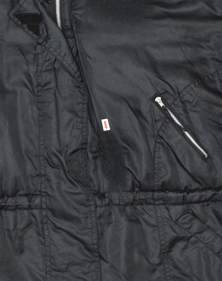 VINTAGE Womens Windbreaker Jacket UK 18 XL Black Polyamide | Vintage Vintage | Thrift | Second-Hand Vintage | Used Clothing | Messina Hembry 