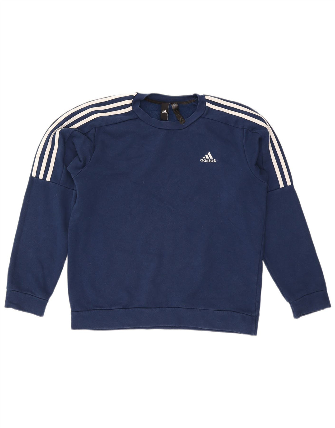 Adidas Herren Sweatshirt Pullover Small Marineblau Baumwolle