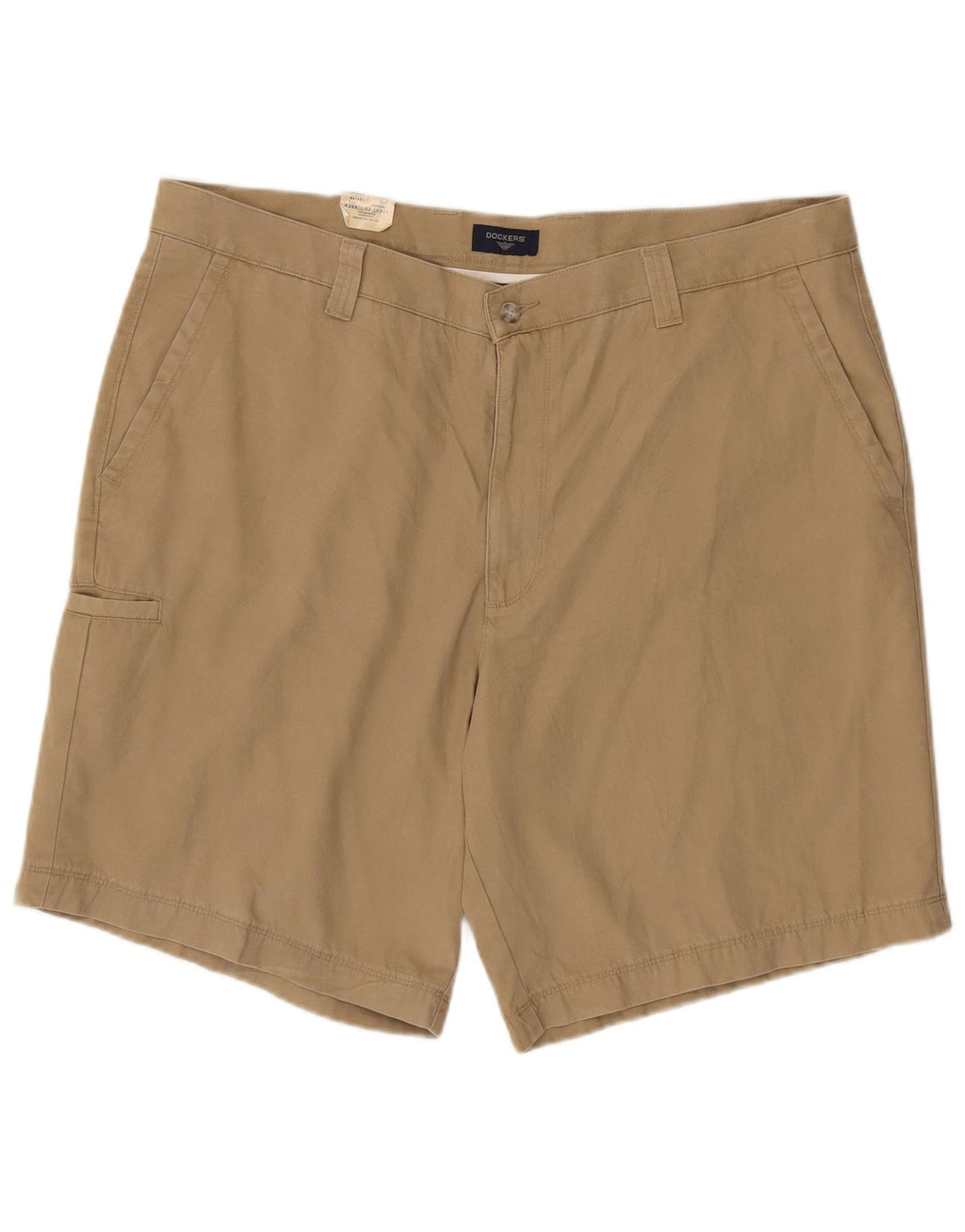 DOCKERS Herren Relaxed Fit Cargo Shorts W40 XL Beige Baumwolle