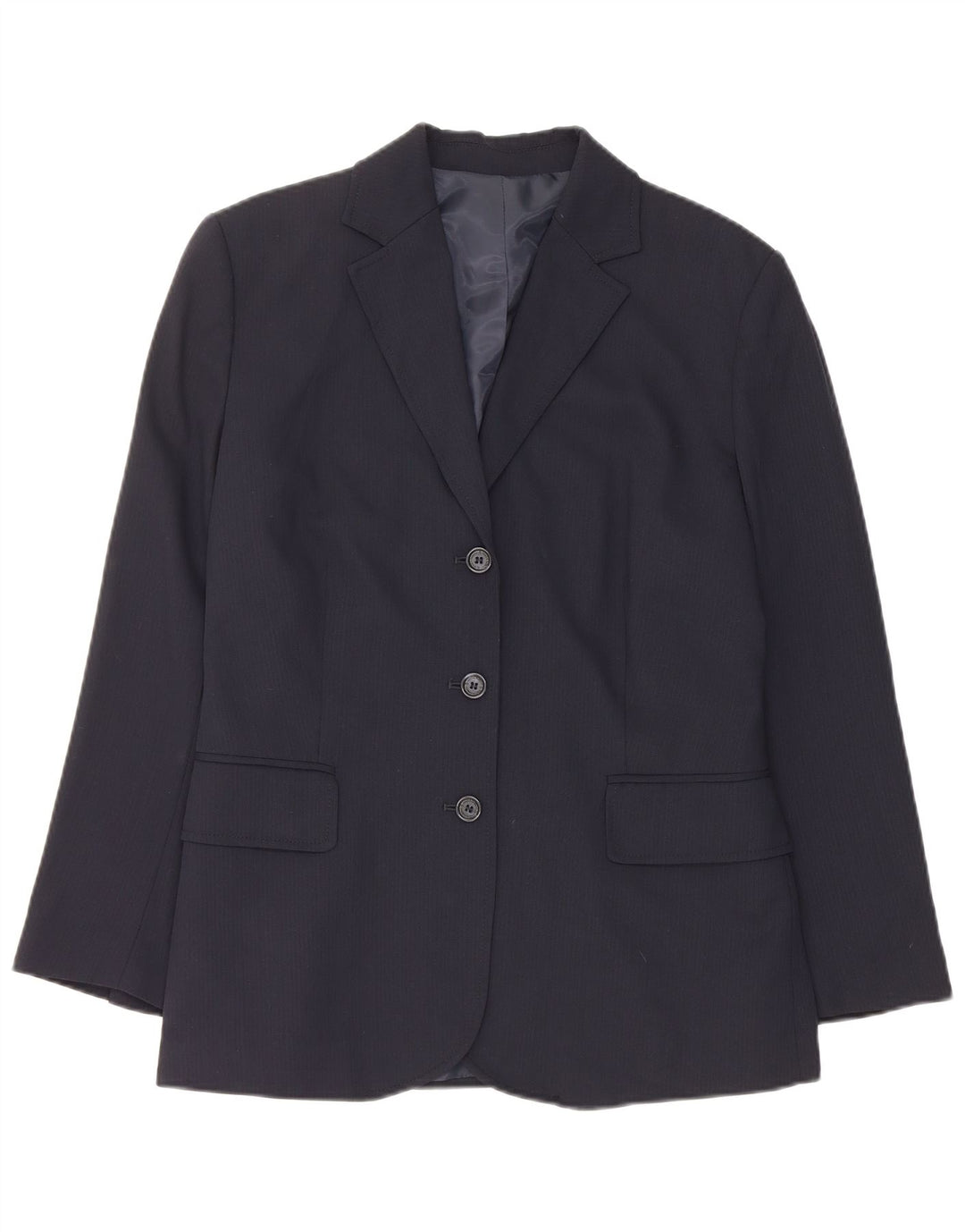 Dolce & Gabbana Damen 3-Knopf-Blazerjacke IT 44 Mittelmarineblau
