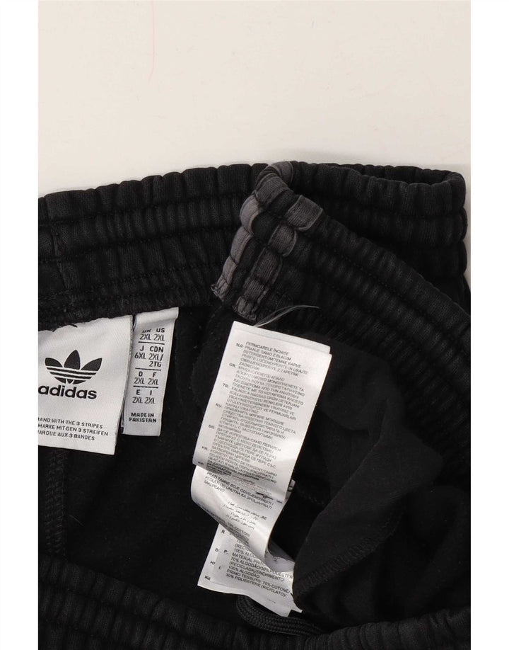 Adidas Herren Sport Shorts 2XL Schwarz Baumwolle