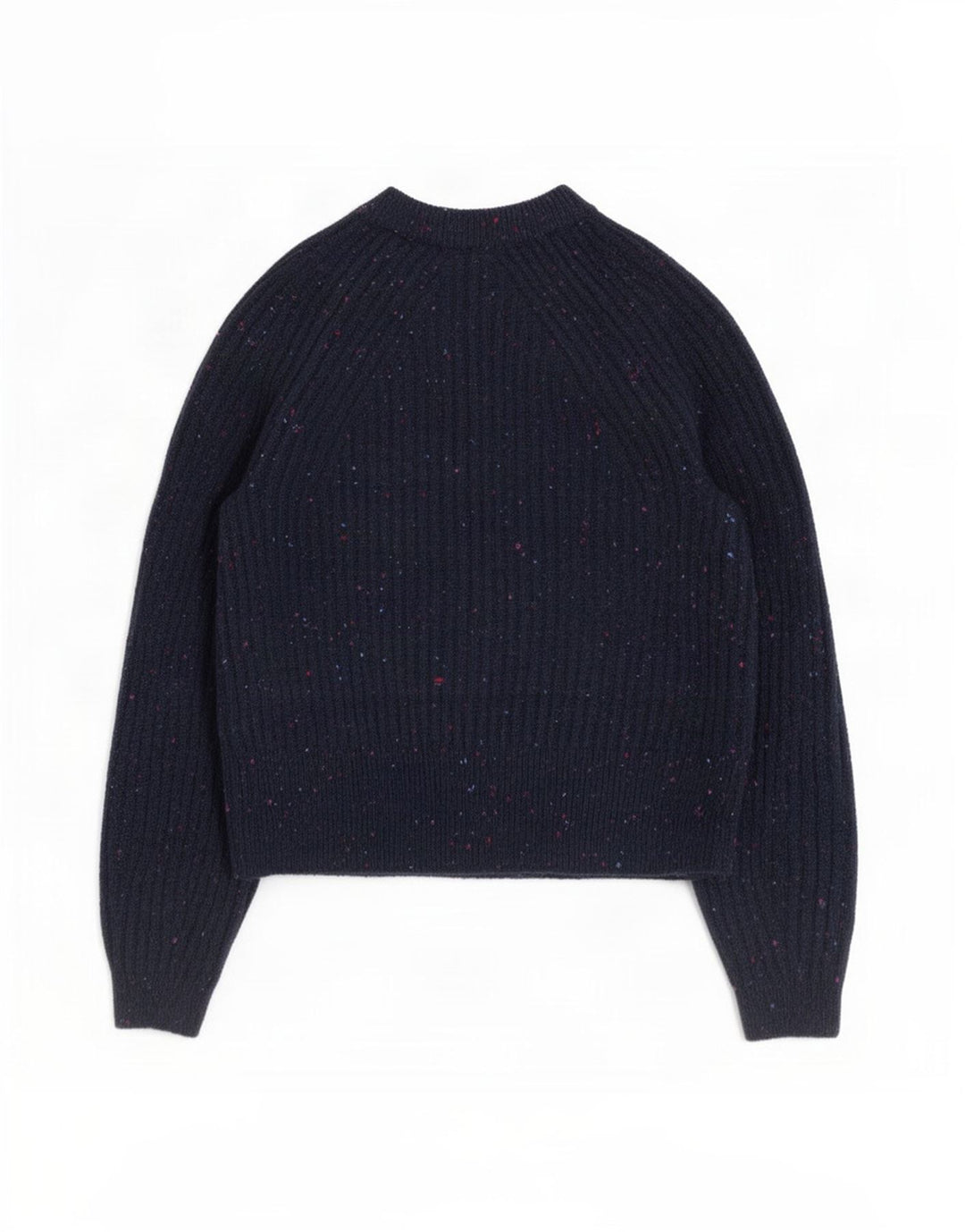 Marks & Spencer Damen-Strickjacke, Größe S, Marineblau meliert