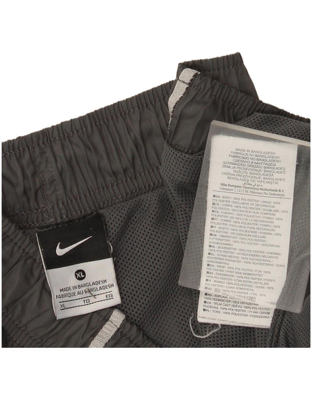 Nike Herren Sportshorts XL Grau Polyester