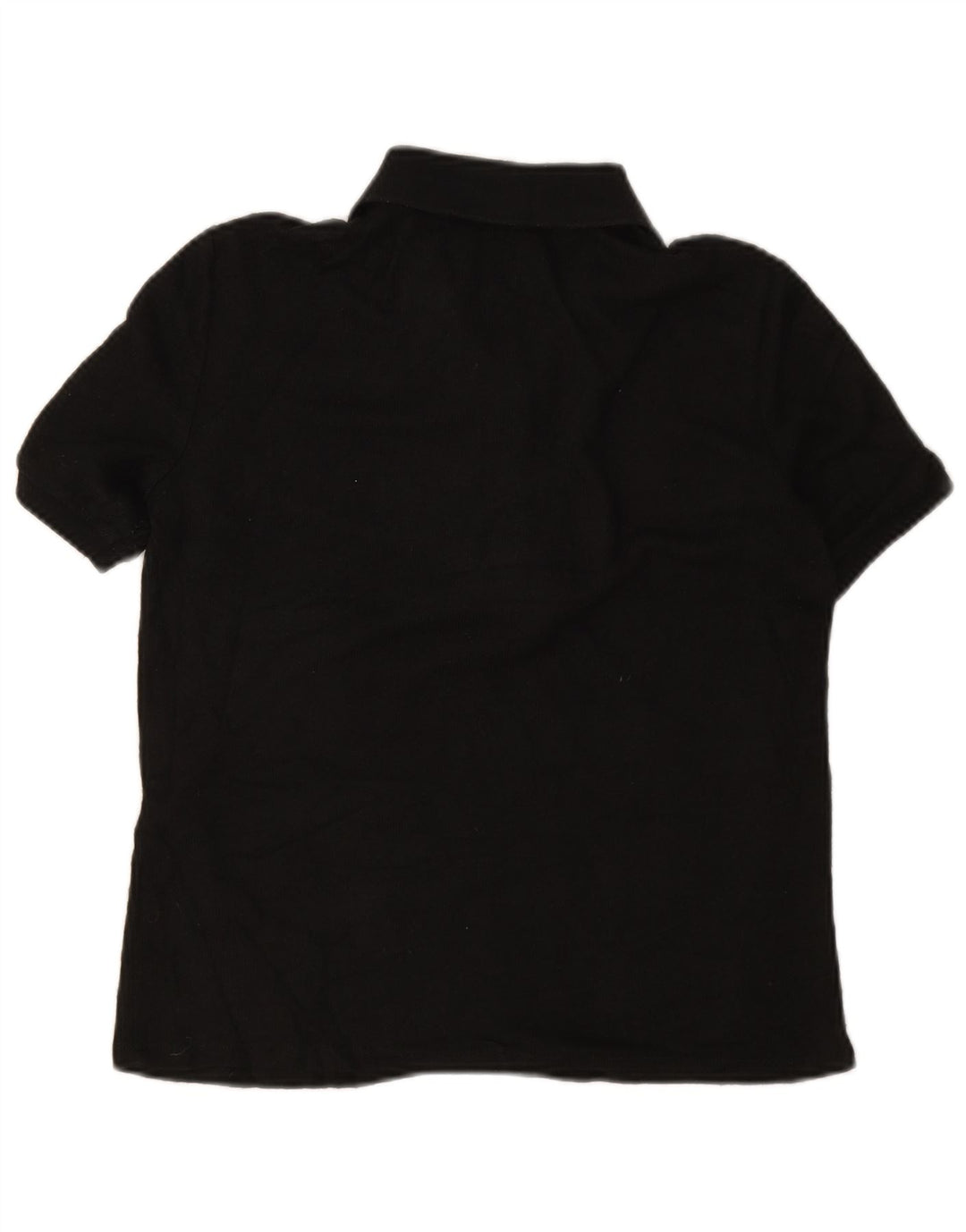 Zara Damen Poloshirt UK 10 Small Schwarz Viskose