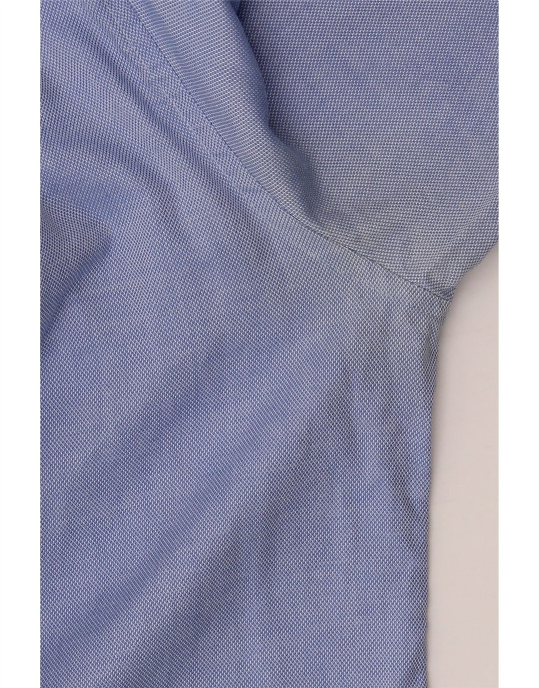 TOMMY HILFIGER Maßgeschneidertes Herrenhemd, Größe 37 14 1/2 kleine blaue Baumwolle