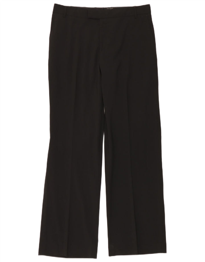 Gerade Anzughose für Herren von Ted Baker, W36, L36, Schwarz