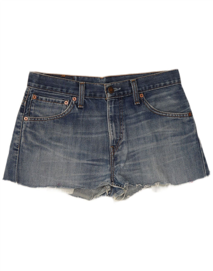 Levi's Damen 507 Jeansshorts W30 mittelblaue Baumwolle