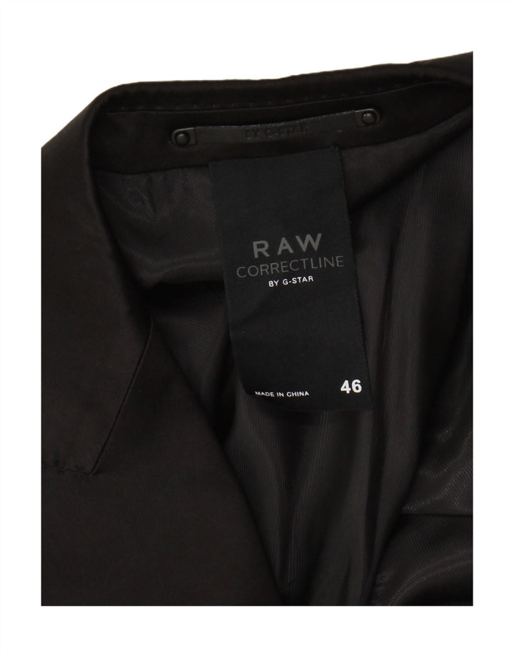 G-STAR Mens 1 Button Blazer Jacket IT 46 Small Black Vintage G-Star and Second-Hand G-Star from Messina Hembry 