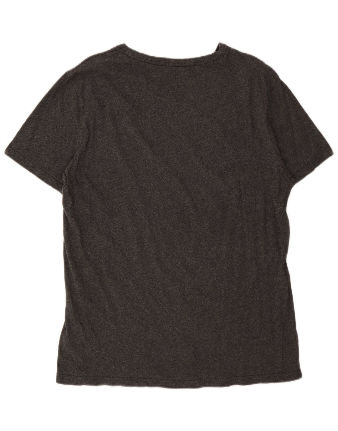 Tommy Hilfiger Herren-T-Shirt mit Grafik, groß, aus grauer Baumwolle