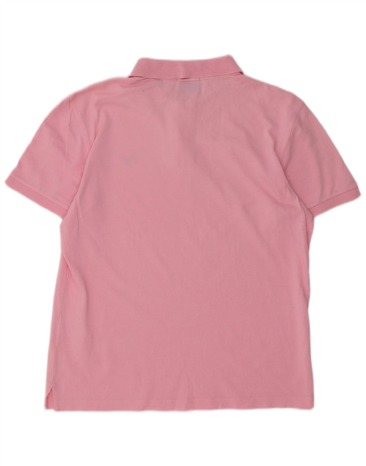 GANT Herren-Poloshirt mit normaler Passform, große rosa Baumwolle