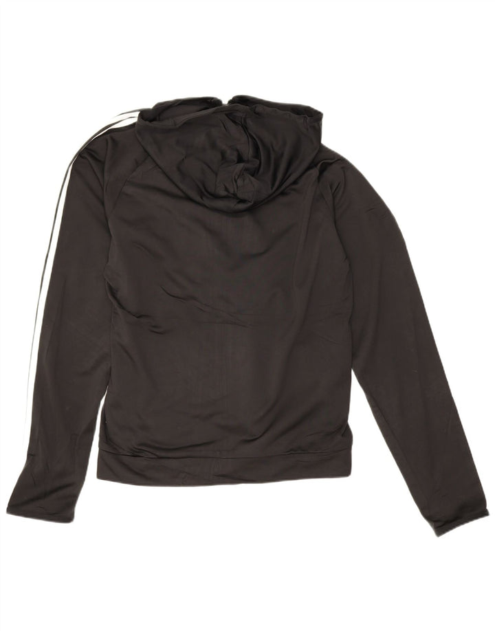 Adidas Herren Zip Hoodie Pullover Medium Schwarz Polyester
