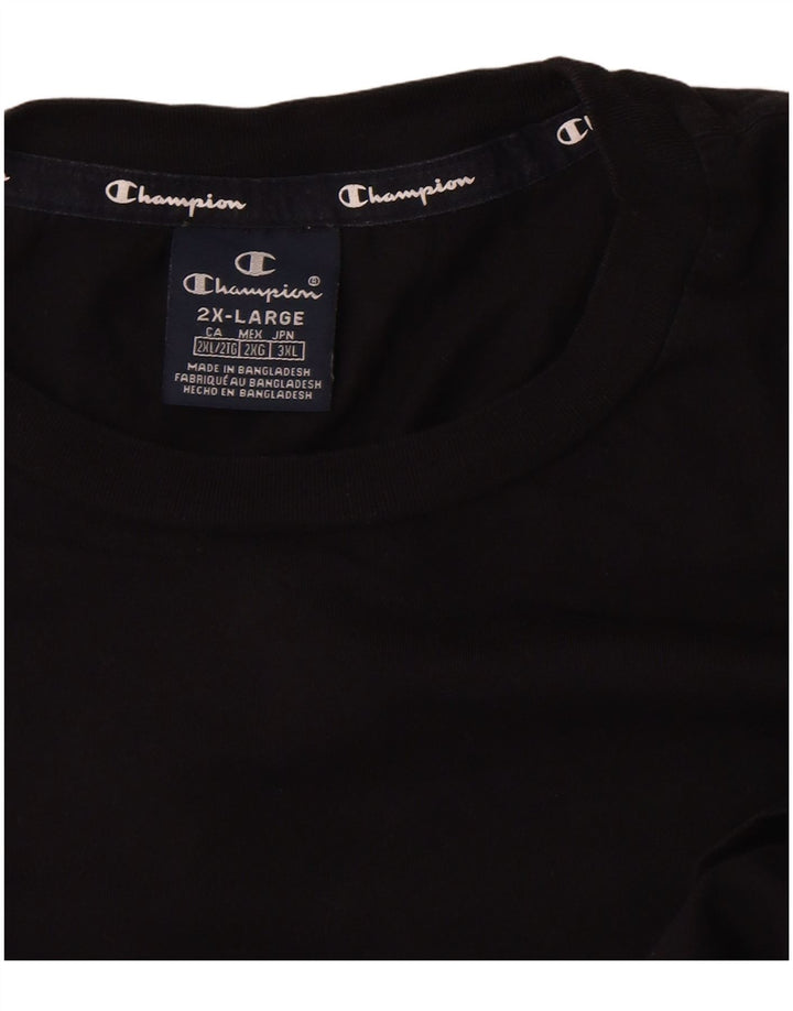 Champion Herren T-Shirt Top 2XL Schwarz